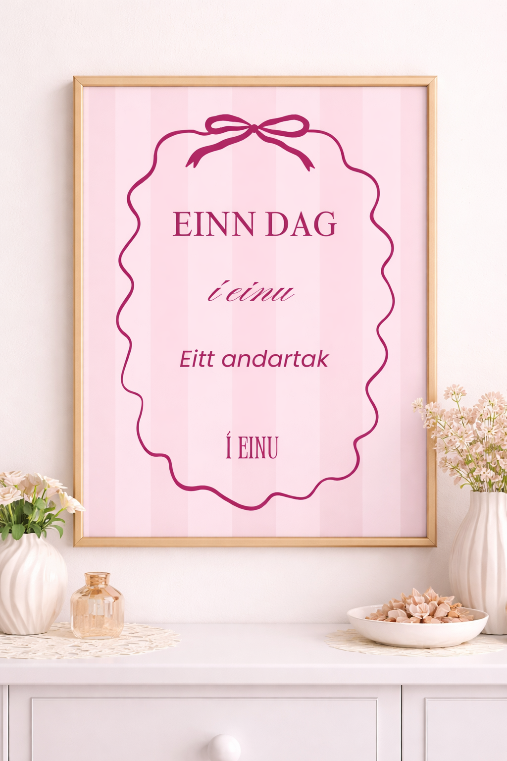Einn dag í einu - eitt andartak í einu