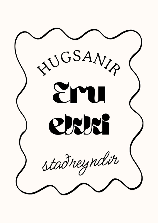 Hugsanir eru ekki staðreyndir