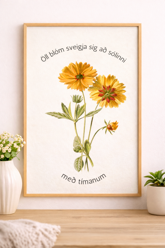 Öll blóm sveigja sig að sólinni