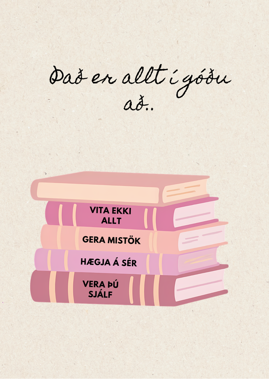 Það er allt í góðu að...